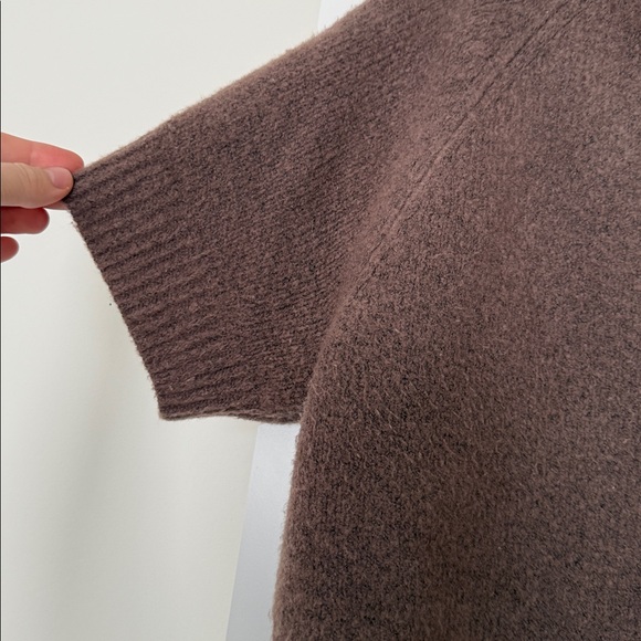 Universal Thread Chocolate Short Sleeve Knit Cardigan - Picture 4 of 9